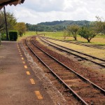 上総鶴舞駅のホーム